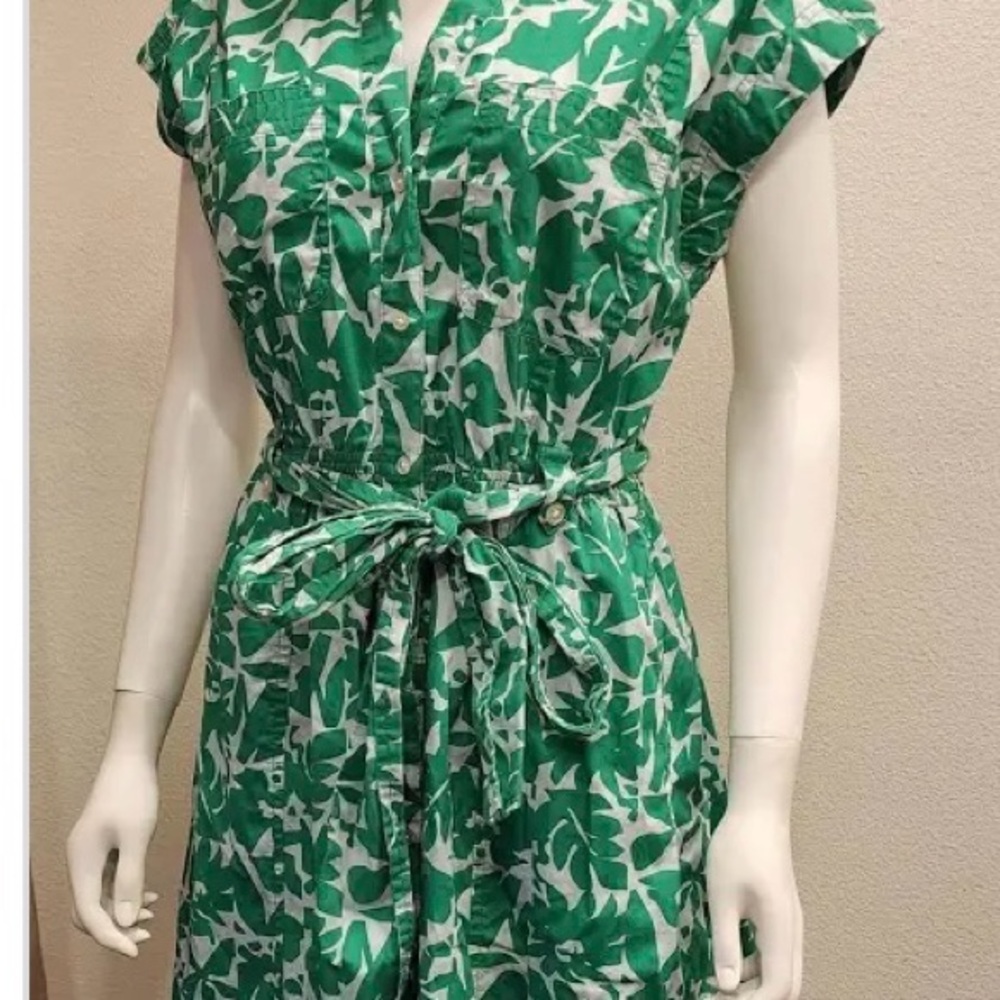Green Floral Dress